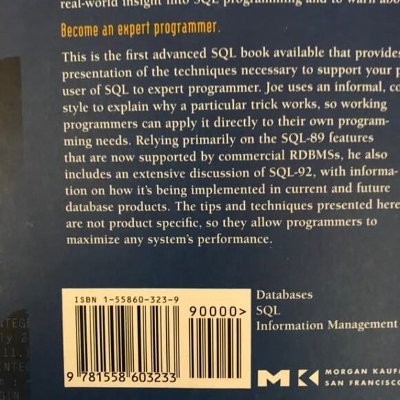 Joe Celko's SQL for Smarties Book - Picture 3 of 3